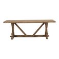 Trestle Dining Table - 250cm - 10 Seater - Rustic Grey - Wooden