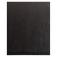 Adam Curved Dining Table - 180cm - 8 Seater - Black - Wooden