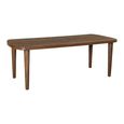 Babel Curved Dining Table - 220cm - 8 Seater - Brown - Wooden