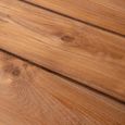 Byron Dining Table - 200cm - 8 Seater - Slatted Base - Brown - Teak Wood
