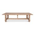 Carbon Refectory Dining Table - 300cm - 12 Seater - Natural - Pine Wood