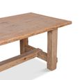 Carbon Refectory Dining Table - 300cm - 12 Seater - Natural - Pine Wood