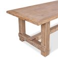 Carbon Refectory Dining Table - 300cm - 12 Seater - Natural - Pine Wood