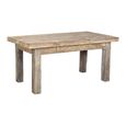 Massive Dining Table - 184cm - 8 Seater - Rustic Natural - Wooden