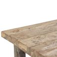Massive Dining Table - 184cm - 8 Seater - Rustic Natural - Wooden