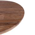 Floris Dining Table - 160cm - 6 Seater - Round - Pedestal - Brown - Recycled Teak Wood