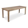 Hugo Dining Table - 180cm - 8 Seater - Natural - Teak Wood