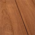 Outdoor Dining Table - 90cm - 2 Seater - Round - Pedestal - Natural - Teak Wood