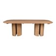 Cerchi Dining Table - 244cm - 10 Seater - Natural - Wooden