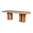 Cerchi Dining Table - 244cm - 10 Seater - Natural - Wooden