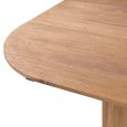 Cerchi Dining Table - 244cm - 10 Seater - Natural - Wooden