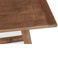 Riva Dining Table - 180cm - 8 Seater - Rustic Brown - Dark Oak