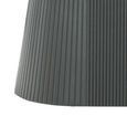 Barletta Dining Table - 180cm - 6 Seater - Oval - Fluted Base - Dark Grey - Sintered Stone and Wood