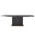 Montecarlo Extending Dining Table - 196cm-250cm - 8-10 Seater - Pedestal - Grey Koto High Gloss