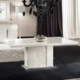 Canova Extending Pedestal Dining Table - 6-8 Seater - 160-210cm - White Gloss