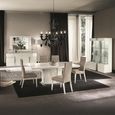 Canova Extending Pedestal Dining Table - 6-8 Seater - 160-210cm - White Gloss
