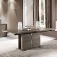 Tivoli Extending Pedestal Dining Table - 6-8 Seater - 160cm-210cm - Grey Wood