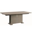Tivoli Extending Pedestal Dining Table - 6-8 Seater - 160cm-210cm - Grey Wood