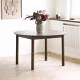 Bundaberg Oak Extending Dining Table - 120cm-220cm - 4-8 Seater - Round - Walnut