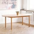 Bundaberg Oak Extending Dining Table - 200cm-300cm - 8-12 Seater - Oval - Natural