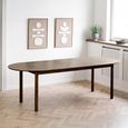Bundaberg Oak Extending Dining Table - 200cm-300cm - 8-12 Seater - Oval - Walnut