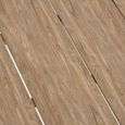 Abela Outdoor Dining Table - 200cm - 8 Seater - Sand and Natural - Wood and Aluminium