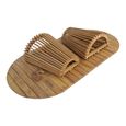 Berja Dining Table - 200cm - 8 Seater - Oval - Slatted Base - Natural - Teak Wood