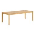Bowen Oak Extending Dining Table - 220cm-320cm - 8-12 Seter - Natural