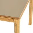 Bowen Oak Extending Dining Table - 220cm-320cm - 8-12 Seter - Natural and Dark Sand