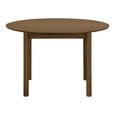 Bundaberg Oak Extending Dining Table - 120cm-220cm - 4-8 Seater - Round - Walnut