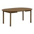 Bundaberg Oak Extending Dining Table - 120cm-220cm - 4-8 Seater - Round - Walnut