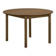 Bundaberg Oak Extending Dining Table - 120cm-220cm - 4-8 Seater - Round - Walnut
