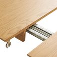 Bundaberg Oak Extending Dining Table - 200cm-300cm - 8-12 Seater - Oval - Natural