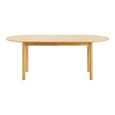 Bundaberg Oak Extending Dining Table - 200cm-300cm - 8-12 Seater - Oval - Natural