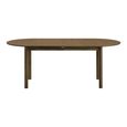 Bundaberg Oak Extending Dining Table - 200cm-300cm - 8-12 Seater - Oval - Walnut
