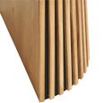 Osaka Oak Extending Dining Table - 200cm-300cm - 8-12 Seater - Oval - Slatted Base - Natural