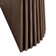 Osaka Oak Extending Dining Table - 200cm-300cm - 8-12 Seater - Oval - Slatted Base - Smoked