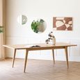 Darwin Oak Extending Dining Table - 180cm-230cm - 6-8 Seater - Natural