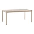 Alcudia Outdoor Dining Table - 200cm - 8 Seater - Sand - Ceramic and Aluminium