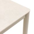 Alcudia Outdoor Dining Table - 200cm - 8 Seater - Sand - Ceramic and Aluminium