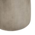 Bonnet Outdoor Dining Table - 120cm - 4 Seater - Round - Pedestal Base - Grey - Fiberglass