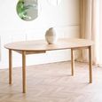 Bundaberg Oak Extending Dining Table - 120cm-220cm - 4-8 Seater - Round - Natural