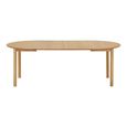 Bundaberg Oak Extending Dining Table - 120cm-220cm - 4-8 Seater - Round - Natural