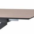 Infiniti Butterfly Extending Dining Table - 140cm-180cm - 4-8 Seater - Spider Leg - Ashen Oak