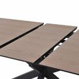 Infiniti Butterfly Extending Dining Table - 140cm-180cm - 4-8 Seater - Spider Leg - Ashen Oak