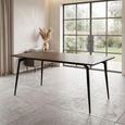 Infiniti Dining Table - 160cm - 6 Seater - Ashen Oak