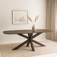 Lissabon Dining Table - 240cm - 8 Seater - Spider Legs - Malta - Mango Wood