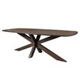 Lissabon Dining Table - 210cm - 8 Seater - Spider Legs -Malta - Mango Wood