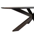 Lissabon Dining Table - 240cm - 8 Seater - Spider Legs - Malta - Mango Wood