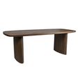 Tyler Curved Dining Table - 220cm - 8 Seater - Malta - Mango Wood